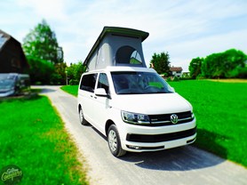 VW T6 "Traveller" - red-whith