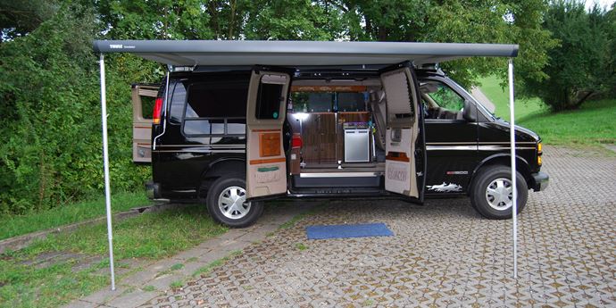 GMC Custom Campervan, 245Ps & 45'500km